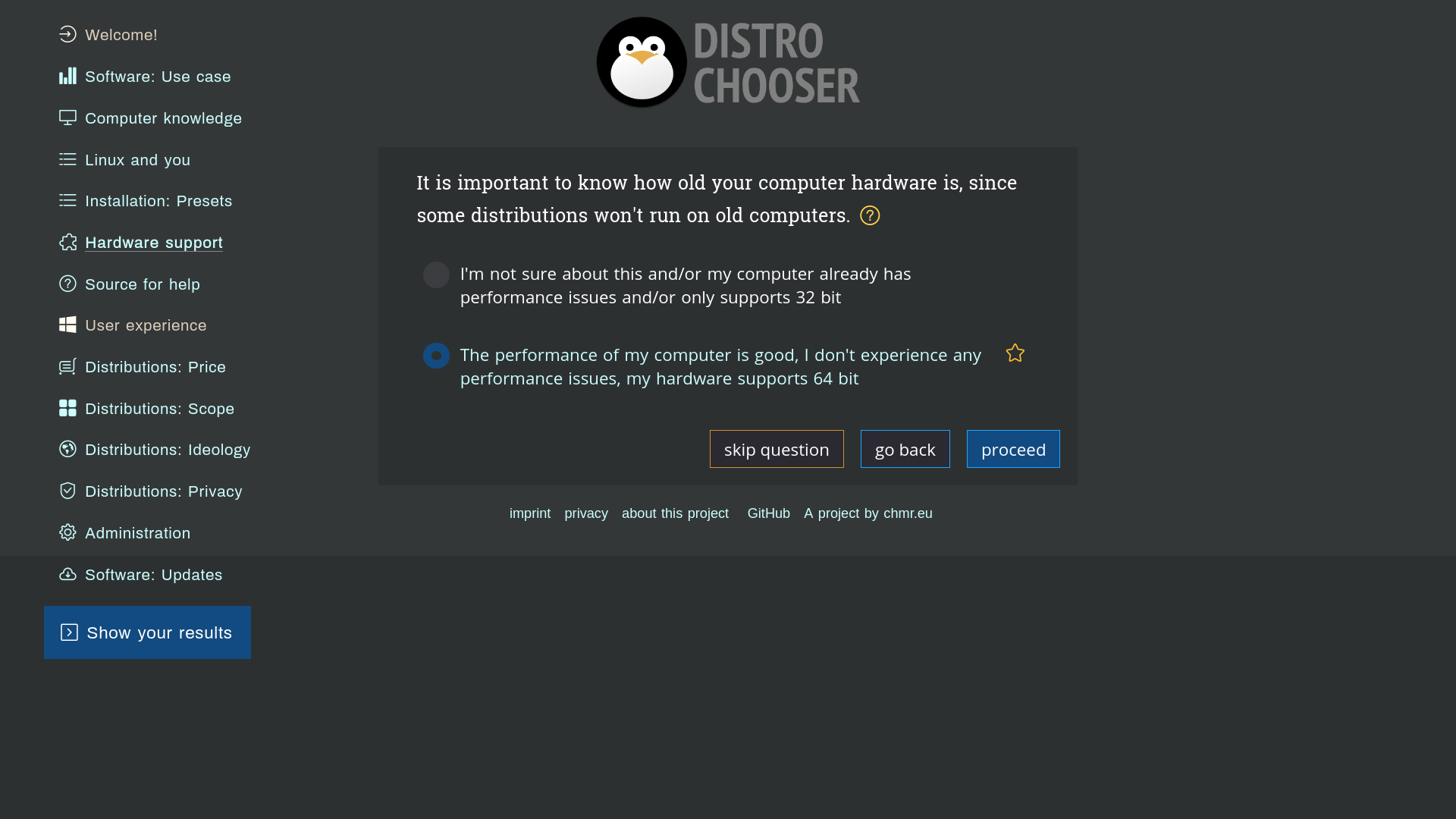 Distrochooser Question No5