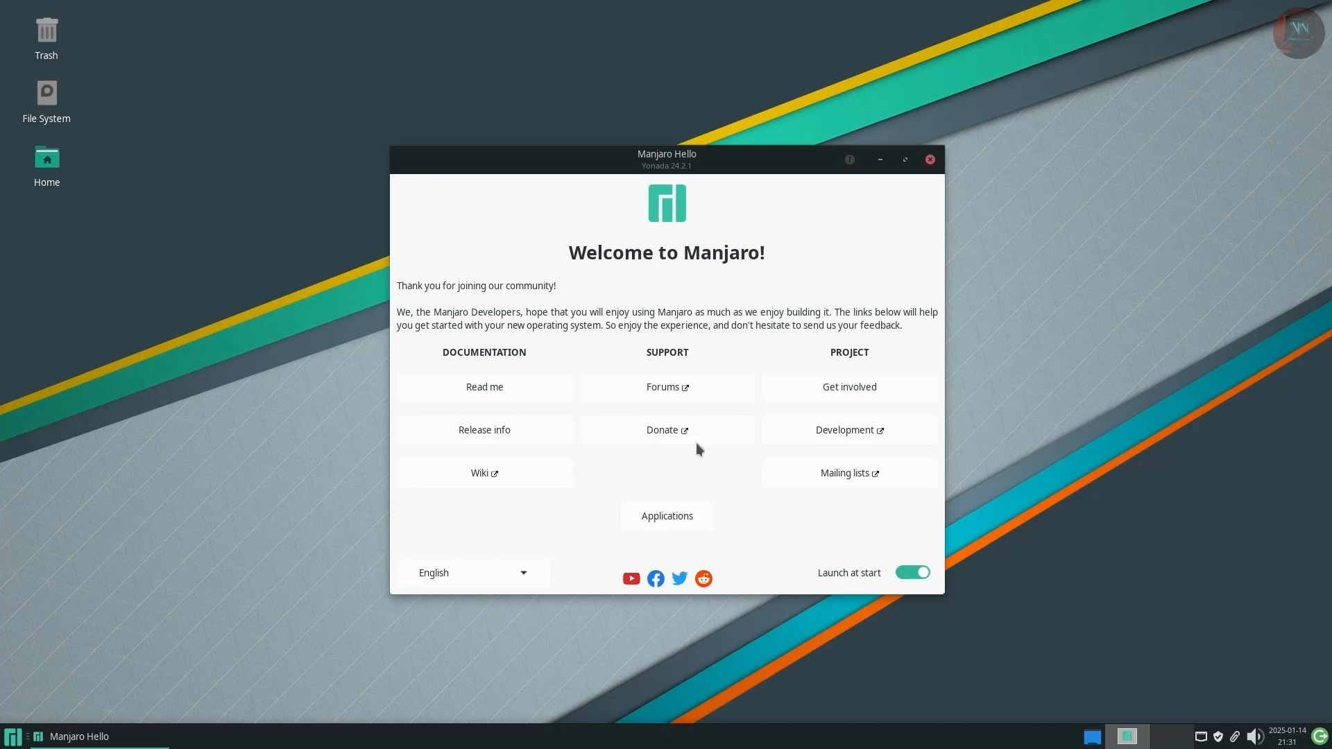 Manjaro Desktop