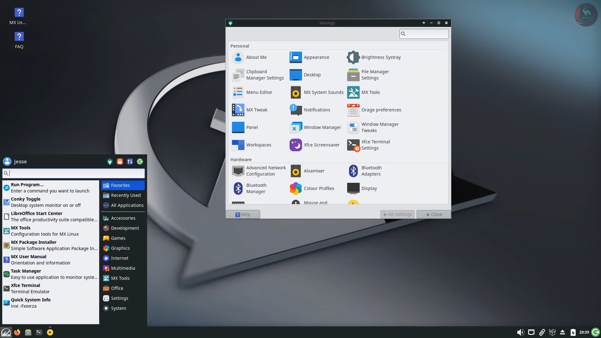 MXLinux Desktop