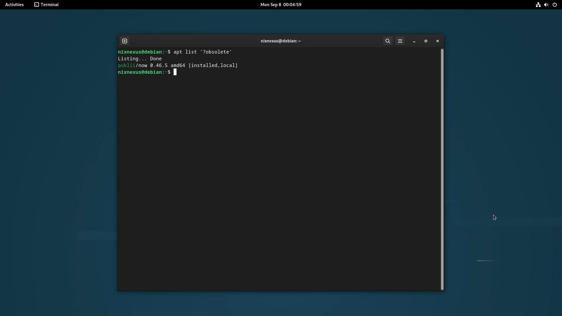Upgrade from Debian 12 to Debian 13 - Obsolete Package Status-2