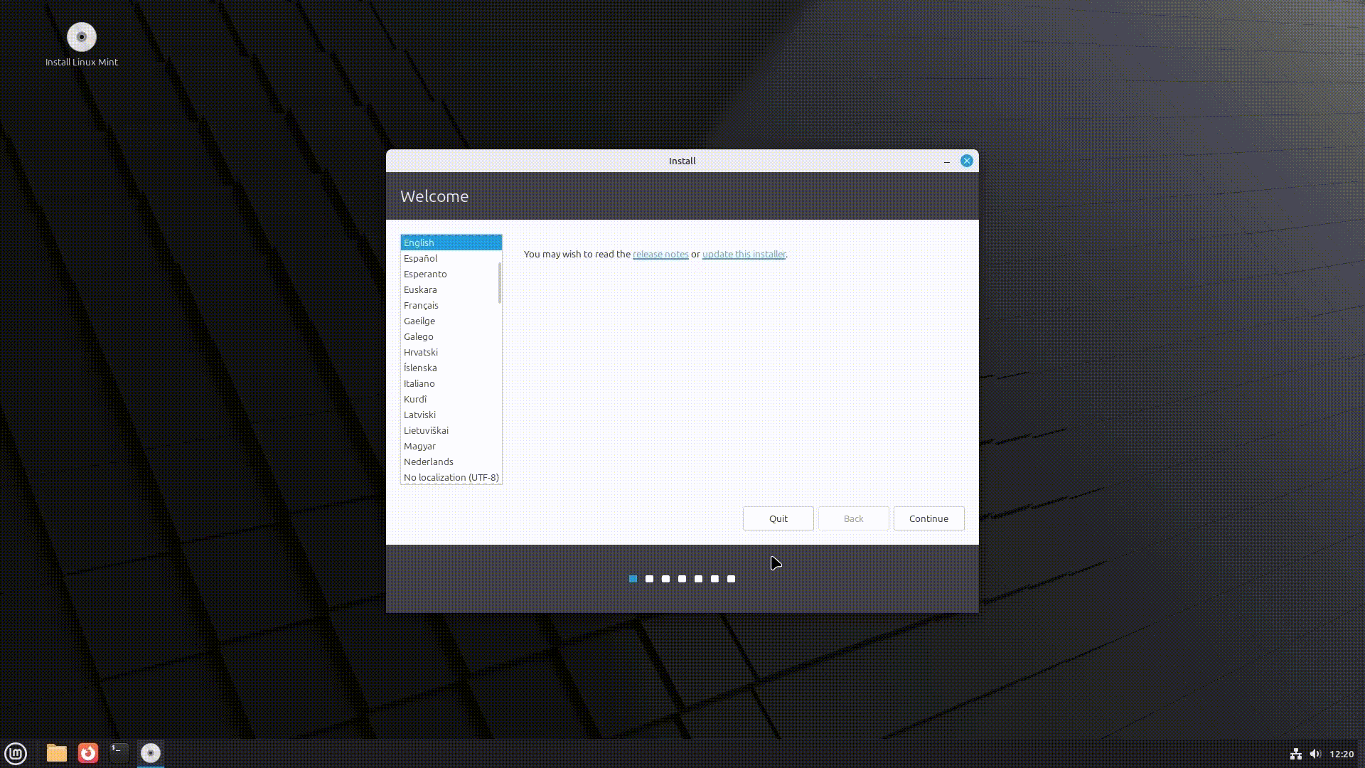 Linux Mint Installer