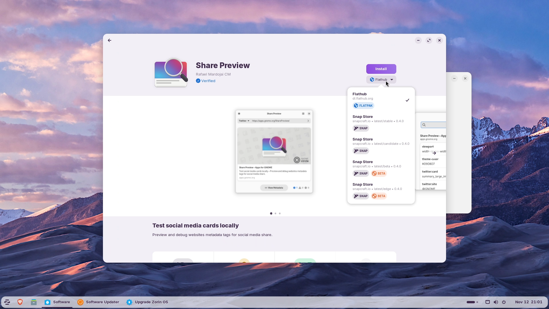 Zorin OS 18 - Software Center2