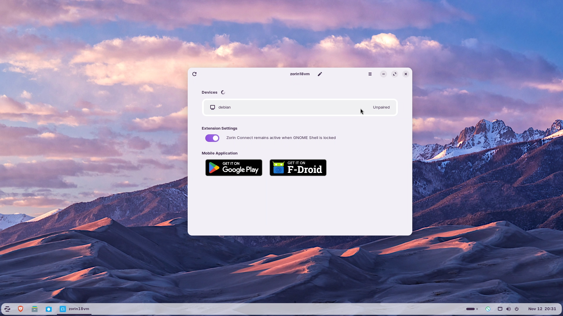 Zorin OS 18 - Zorin Connect App
