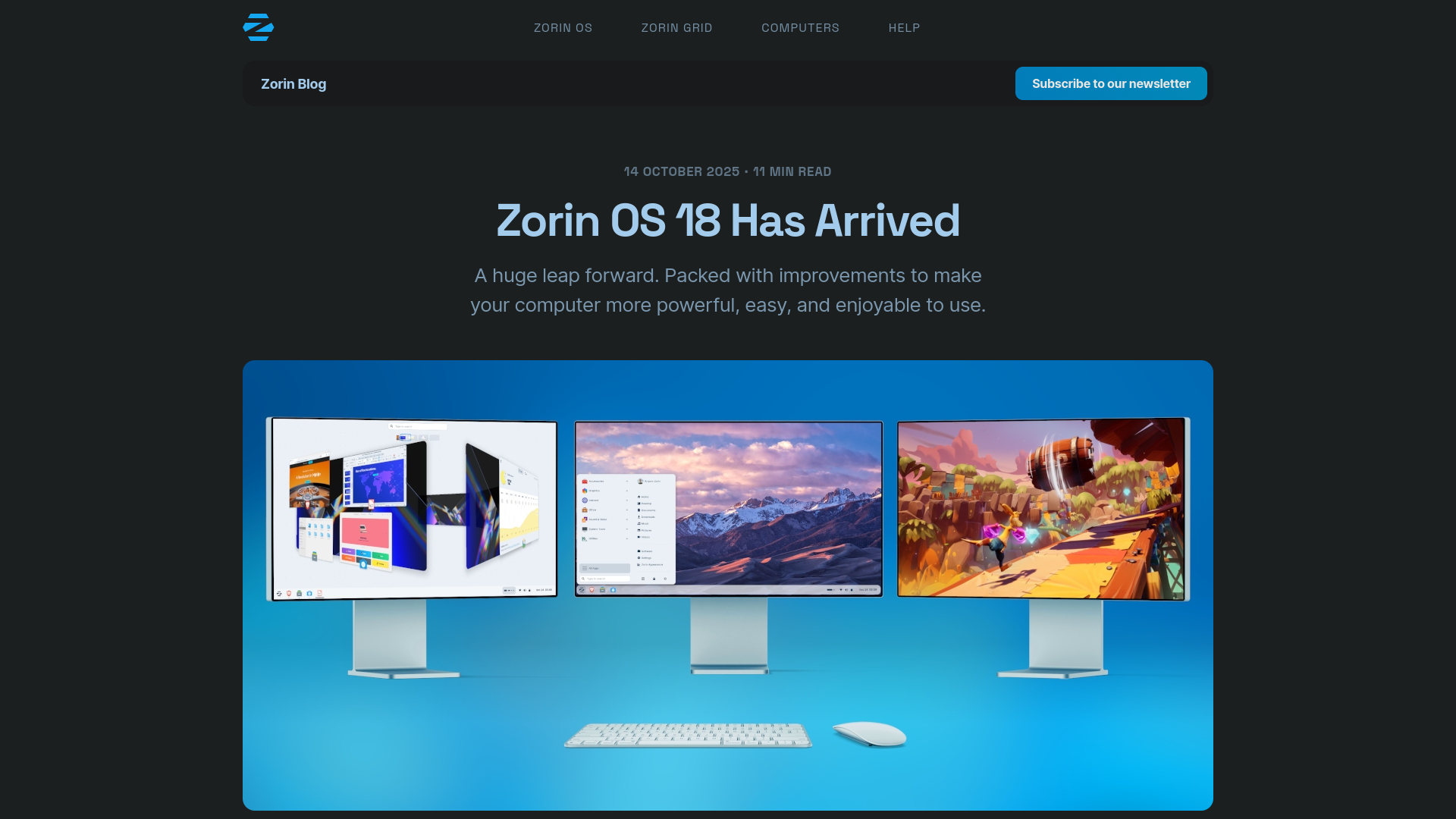 Zorin OS 18 Has Arrived