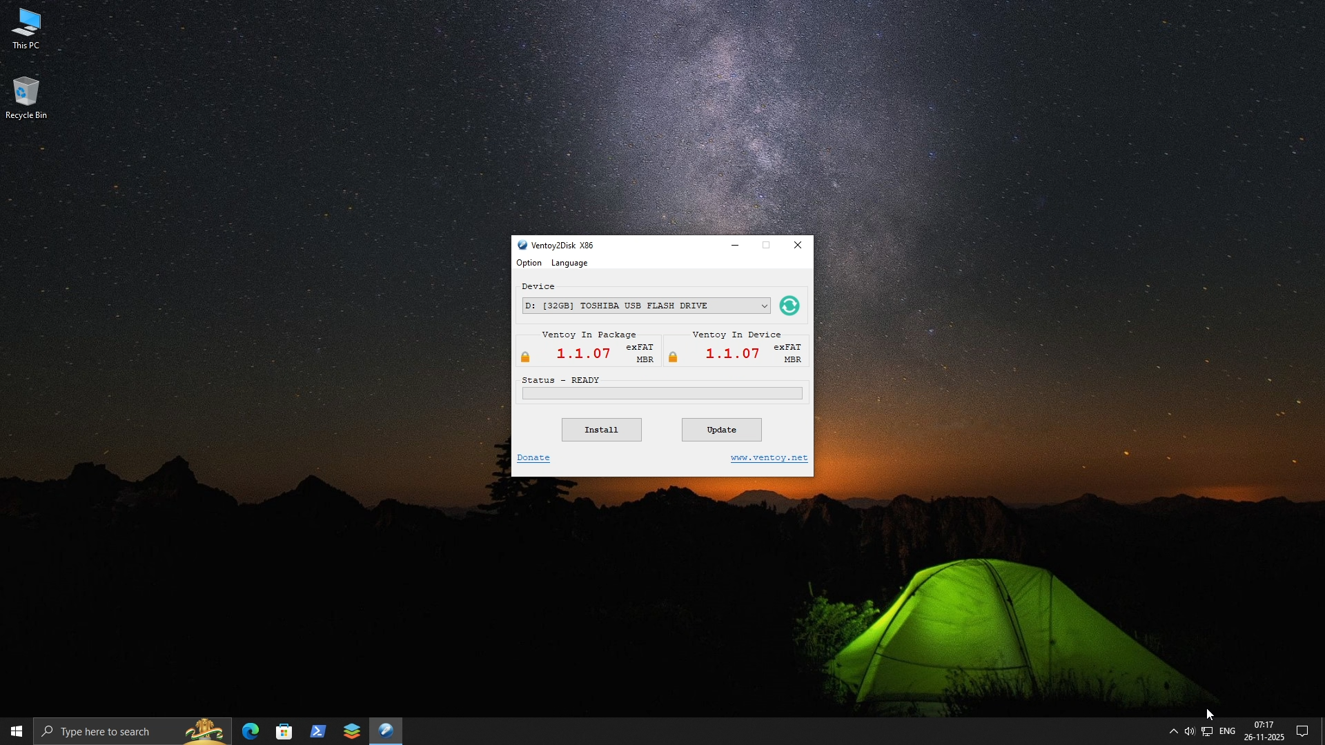 Ventoy After Installation