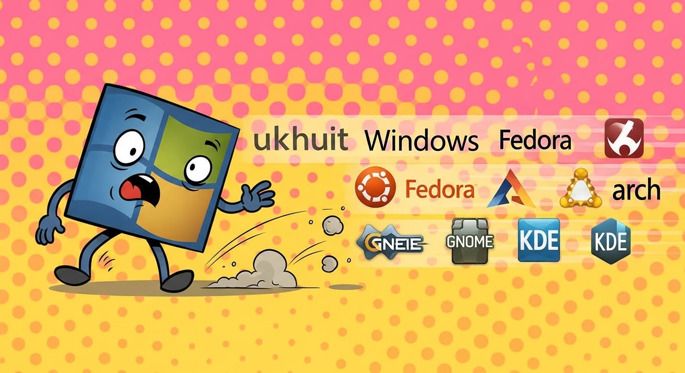 Linux Distribution and Desktop Environments are not same Things