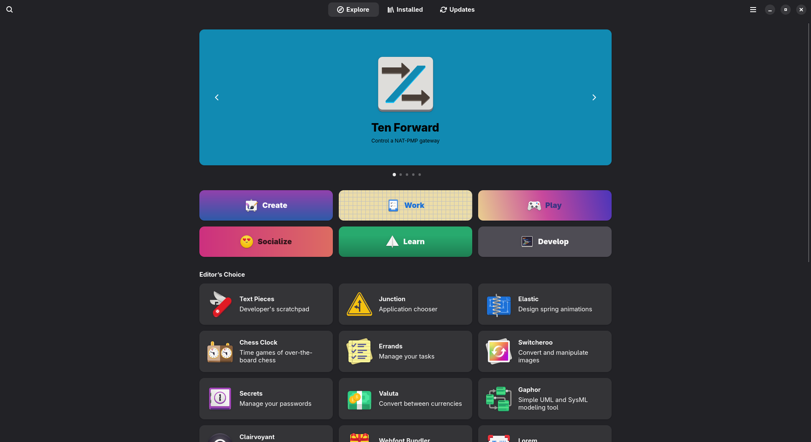 Gnome Software Center