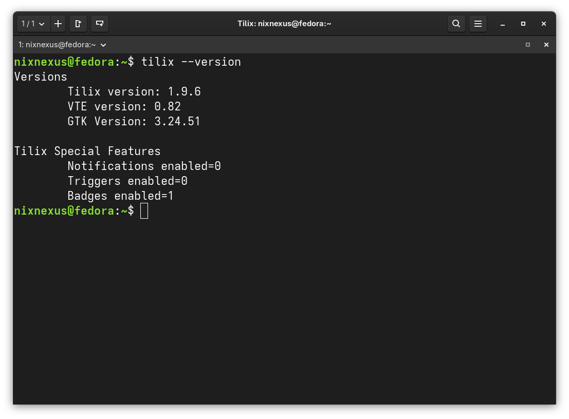 Tilix Terminal Emulator