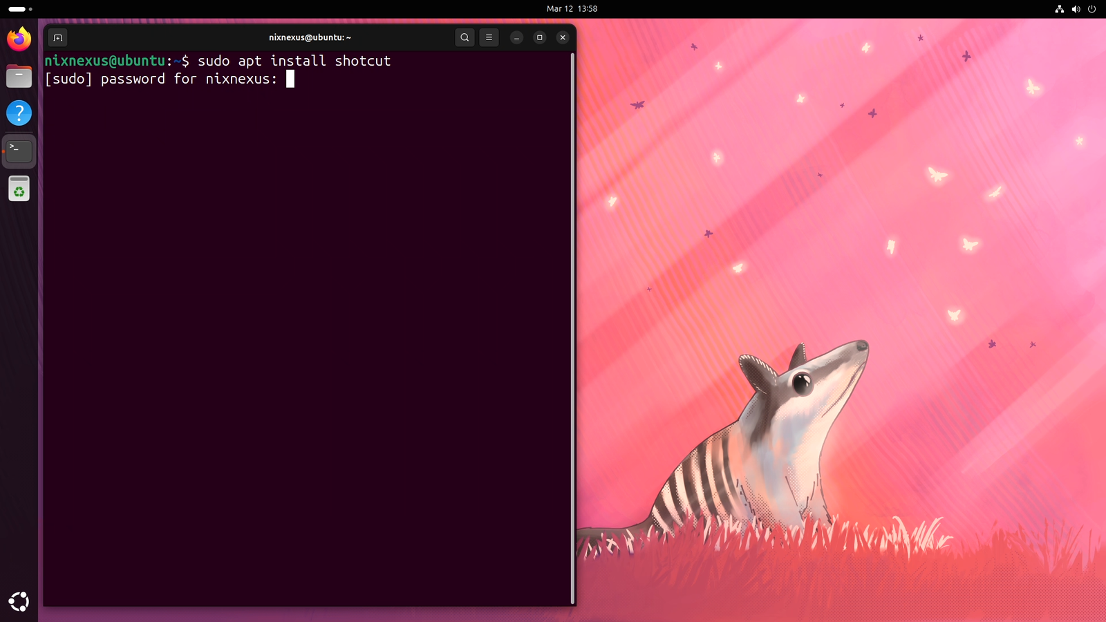 sudo apt install shotcut