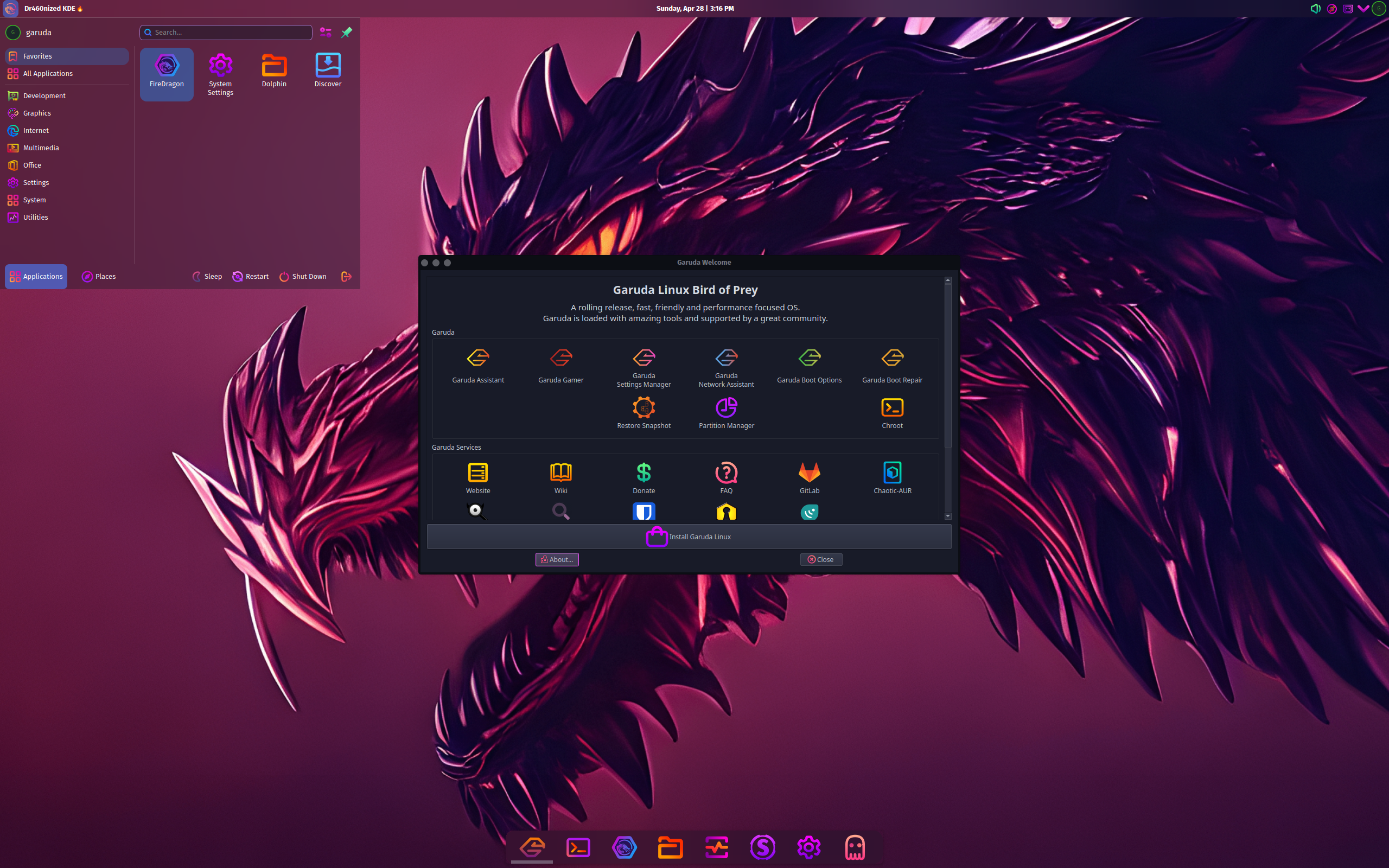 Linux Customisation KDE